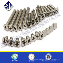 bolt and nut supplier M6 machine screw Stainless steel 304 pan head machine screw